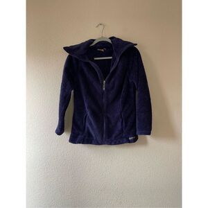 Merrell womens furry teddy shawl‎ collar jacket size medium